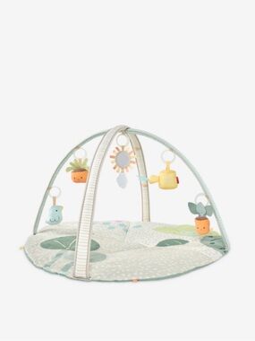 Skip Hop Mint Sage Green Activity Play Gym with Hanging Plush Toys